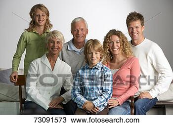 Stock Photo - three generation 
family with children 
(9-10 years). 
fotosearch - search 
stock photos, 
pictures, images, 
and photo clipart