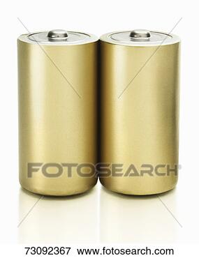 Picture - two batteries, 
close up. fotosearch 
- search stock 
photos, pictures, 
images, and photo 
clipart