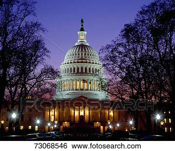 Stock Photo - 'us capitol at 
dusk, washington 
dc'. fotosearch 
- search stock 
photos, pictures, 
images, and photo 
clipart