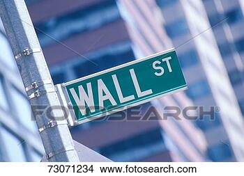 Stock Photo - a wall street 
sign. fotosearch 
- search stock 
photos, pictures, 
images, and photo 
clipart