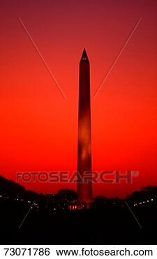 Stock Photo - 'washington monument 
at sunset with 
red sky at sunset, 
washington dc'. 
fotosearch - search 
stock photos, 
pictures, images, 
and photo clipart