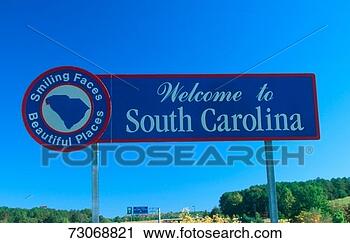 Stock Photography - welcome to south 
carolina sign. 
fotosearch - search 
stock photos, 
pictures, images, 
and photo clipart