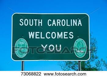 Stock Photo - welcome to south 
carolina sign. 
fotosearch - search 
stock photos, 
pictures, images, 
and photo clipart