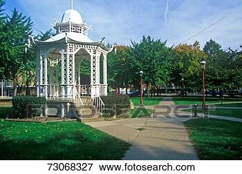 Picture - 'white pagoda 
built in 1877 
in washington 
park, dubuque, 
ia'. fotosearch 
- search stock 
photos, pictures, 
images, and photo 
clipart