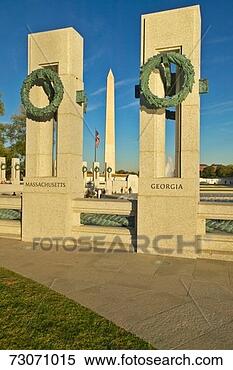 Stock Image - 'wreaths at the 
us world war ii 
memorial, washington 
dc '. fotosearch 
- search stock 
photos, pictures, 
images, and photo 
clipart
