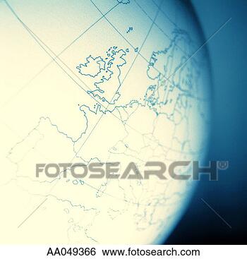 Stock Photo - europe on globe. 
fotosearch - search 
stock photos, 
pictures, images, 
and photo clipart