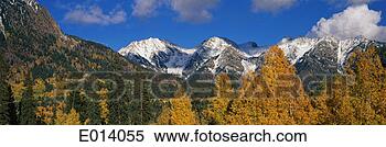 Stock Image - snowcapped mountains 
in autumn, colorado. 
fotosearch - search 
stock photos, 
pictures, images, 
and photo clipart