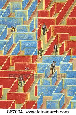 Stock Illustration - business concept 
showing people 
lost in a maze. 
fotosearch - search 
clipart, illustration, 
drawings and vector 
eps graphics images
