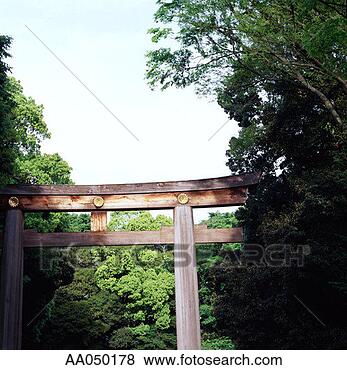 Stock Photo - high section of 
meiji shrine gate. 
fotosearch - search 
stock photos, 
pictures, images, 
and photo clipart