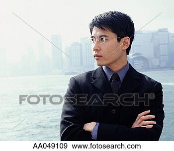 Stock Photograph - portrait of a 
businessman with 
hong kong skyline. 
fotosearch - search 
stock photos, 
pictures, images, 
and photo clipart