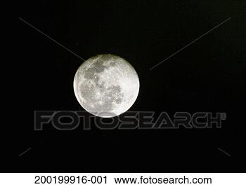 Arquivo de Fotografia - cheio,  lua, noturna. fotosearch - busca de fotos, imagens e clipart