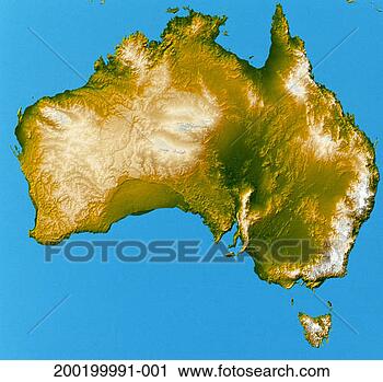 Stock Photography - relief map of 
australia showing 
topographic height. 
fotosearch - search 
stock photos, 
pictures, images, 
and photo clipart