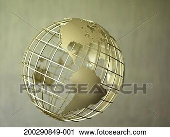 Stock Photography - hollow globe featuring 
western hemisphere. 
fotosearch - search 
stock photos, 
pictures, images, 
and photo clipart