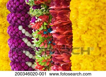 Stock Photography - thailand, bangkok, 
assorted floral 
garlands for buddhist 
offerings. fotosearch 
- search stock 
photos, pictures, 
images, and photo 
clipart