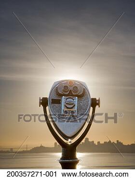 Stock Photography - usa, san francisco, 
coin-operated 
binoculars, sunrise. 
fotosearch - search 
stock photos, 
pictures, images, 
and photo clipart