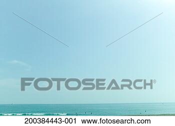 Stock Photography - japan, tokyo, 
people on beach, 
swimming in ocean. 
fotosearch - search 
stock photos, 
pictures, images, 
and photo clipart