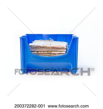 Stock Photography - tied up newspapers 
in recycle bin. 
fotosearch - search 
stock photos, 
pictures, images, 
and photo clipart