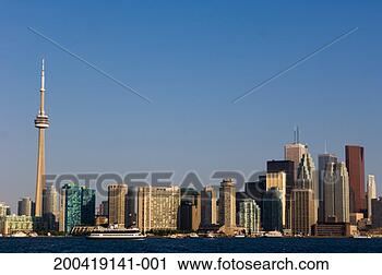 Stock Photography - canada, ontario, 
toronto, city 
skyline, view 
from toronto islands. 
fotosearch - search 
stock photos, 
pictures, images, 
and photo clipart