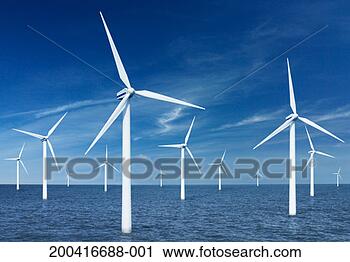 Stock Photography - off shore wind 
turbines (digital 
composite). fotosearch 
- search stock 
photos, pictures, 
images, and photo 
clipart