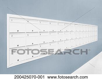 Stock Photography - row of numbered 
mailboxes. fotosearch 
- search stock 
photos, pictures, 
images, and photo 
clipart