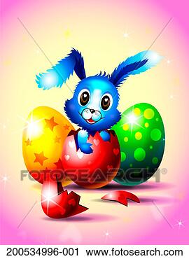Stock Photography - bunny peeking 
out of cracked 
easter egg. fotosearch 
- search stock 
photos, pictures, 
images, and photo 
clipart