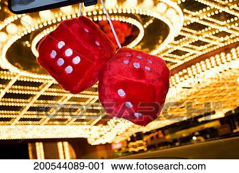 Stock Photography - fluffy dice hanging 
from lights. fotosearch 
- search stock 
photos, pictures, 
images, and photo 
clipart