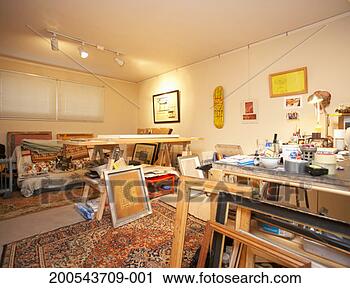 Stock Photography - interior of art 
studio. fotosearch 
- search stock 
photos, pictures, 
images, and photo 
clipart