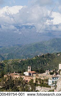 Stock Photography - italy, sicily, 
taormina, mount 
etan and  convent 
of san domenic. 
fotosearch - search 
stock photos, 
pictures, images, 
and photo clipart