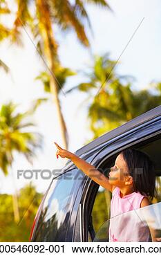 Stock Photography - malaysia, pulau 
langkawi girl 
(2-4) pointing 
from jeep window. 
fotosearch - search 
stock photos, 
pictures, images, 
and photo clipart
