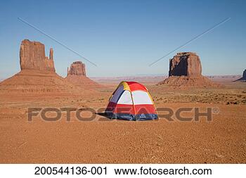 Stock Photography - usa, arizona, 
monument valley, 
small tent in 
monument valley. 
fotosearch - search 
stock photos, 
pictures, images, 
and photo clipart
