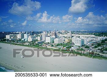 Stock Photography - usa, florida, 
miami, miami beach, 
aerial view. fotosearch 
- search stock 
photos, pictures, 
images, and photo 
clipart