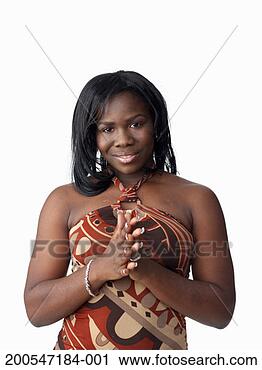 Stock Photography - young woman with 
black hair, on 
white background, 
portrait. fotosearch 
- search stock 
photos, pictures, 
images, and photo 
clipart