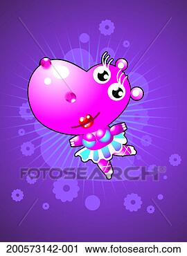 Stock Photography - pink hippopotamus 
ballerina. fotosearch 
- search stock 
photos, pictures, 
images, and photo 
clipart