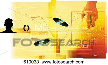 Drawing - background, data, 
computer, caucasian, 
audio. fotosearch 
- search clipart, 
illustration, 
drawings and vector 
eps graphics images