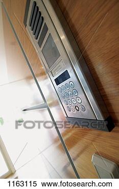 Stock Image - push button security 
door lock. fotosearch 
- search stock 
photos, pictures, 
images, and photo 
clipart