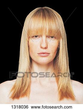 Stock Photo - portrait of a 
young woman with 
long, blond hair. 
fotosearch - search 
stock photos, 
pictures, images, 
and photo clipart