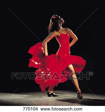 Banco de Imagem - hispânico,  femininas,dançar,  flamenco.fotosearch - buscade fotos, imagense clipart