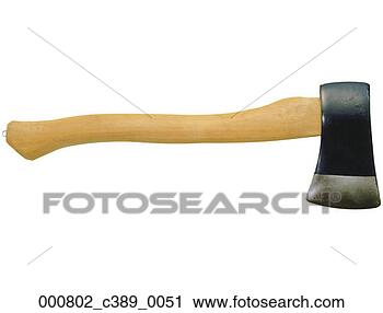 Stock Photography - chopping axe. 
fotosearch - search 
stock photos, 
pictures, images, 
and photo clipart