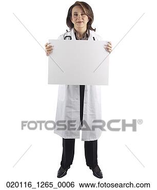 Stock Photo - doctor holding 
blank sign. fotosearch 
- search stock 
photos, pictures, 
images, and photo 
clipart
