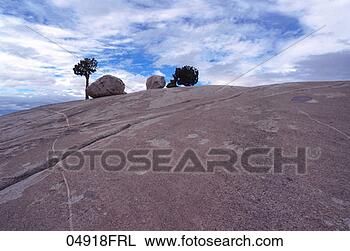 Stock Photo - boulders and evergreen 
trees on rock 
mountain. fotosearch 
- search stock 
photos, pictures, 
images, and photo 
clipart