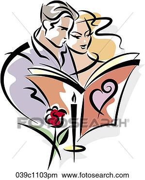 Clipart - man and woman 
looking at menu. 
fotosearch - search 
clipart, illustration, 
drawings and vector 
eps graphics images