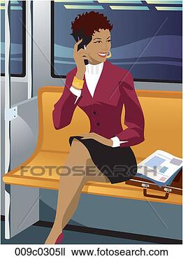Clipart - businesswoman 
on subway. fotosearch 
- search clipart, 
illustration, 
drawings and vector 
eps graphics images