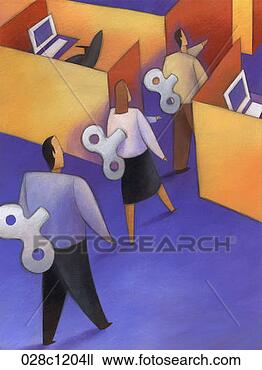 Clipart - wind-up business 
people. fotosearch 
- search clipart, 
illustration, 
drawings and vector 
eps graphics images