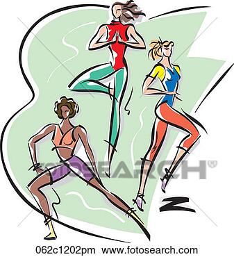 Clipart - fitness figures, 
color. fotosearch 
- search clipart, 
illustration, 
drawings and vector 
eps graphics images