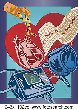 Clipart - heart health montage, 
color, grouped 
elements. fotosearch 
- search clipart, 
illustration, 
drawings and vector 
eps graphics images
