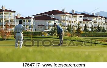 Image - beau, golf, cours. fotosearch - recherchez des photos, des images et des cliparts