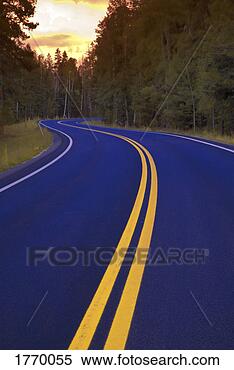 Stock Image - curved road. fotosearch 
- search stock 
photos, pictures, 
images, and photo 
clipart