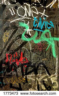 Stock Photo - graffiti on wall. 
fotosearch - search 
stock photos, 
pictures, images, 
and photo clipart