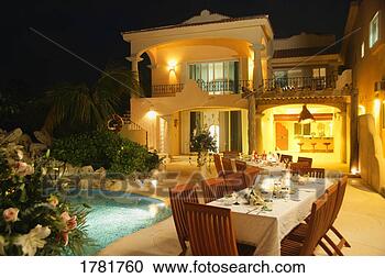 Stock Photography - fine dining at 
a resort. fotosearch 
- search stock 
photos, pictures, 
images, and photo 
clipart