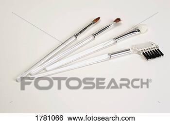 Stock Photo - makeup brushes. 
fotosearch - search 
stock photos, 
pictures, images, 
and photo clipart